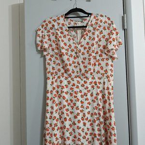 Cottagecore Maxi Ditsy Flower Dress